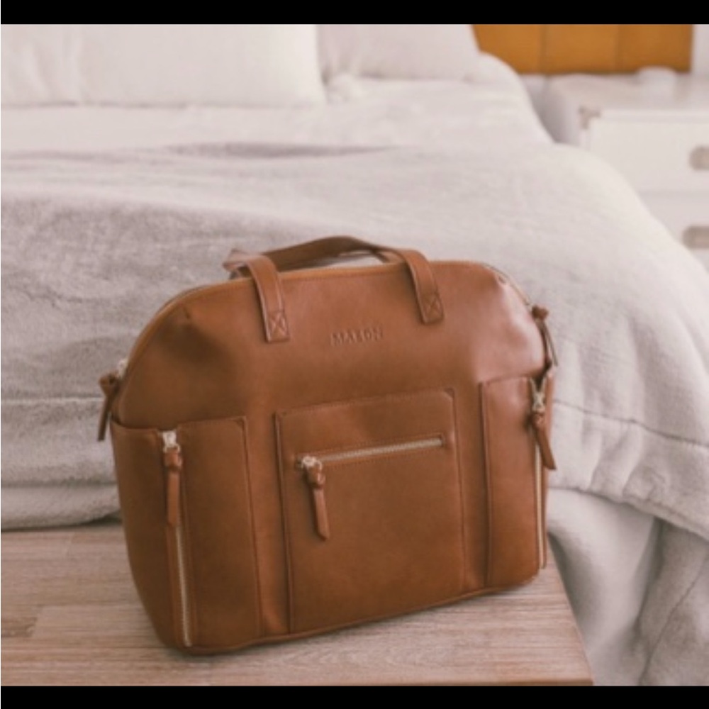 Maedn Caryall Tote Bag in Saddle- Like New! Sold out!